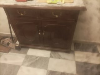 Muebles de madera antiguos, de cocina, salón...