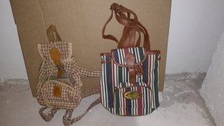 Lote 2 mochilas pequeñas