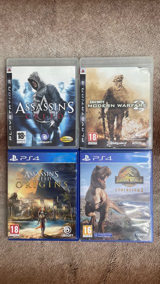Lote 7 Juegos PS3/PS4.