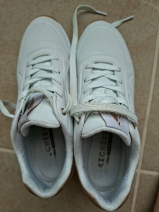 Skechers UNO - Golden Air Blancas