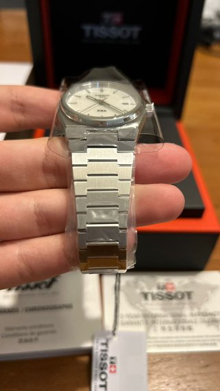Tissot PRX 35mm Nácar Blanco