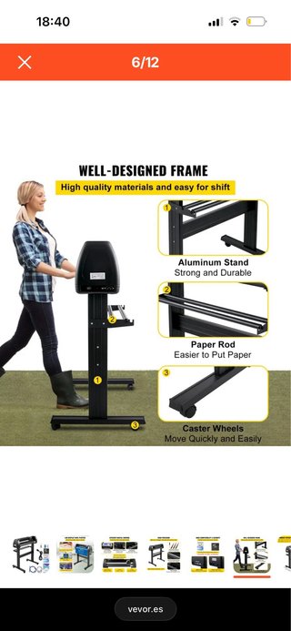 Plotter de Corte Vinilo Negro
