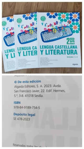 Libros de texto 2° ESO