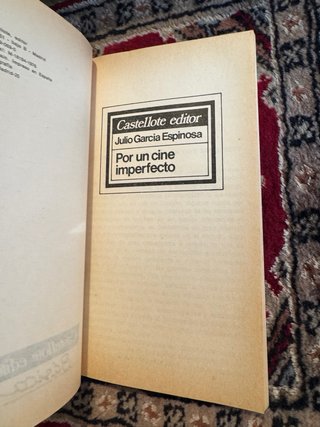 Por un cine imperfecto Julio Garcia Espinosa