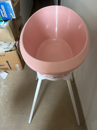 Bañera Bebé Portátil Rosa