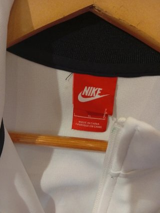 Sudadera Nike Málaga CF Blanca y Negra