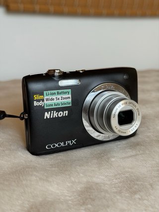 Nikon Coolpix S2600 Cámara Digital Negra