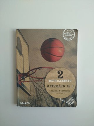 Matemáticas II. 2o de Bachillerato Anaya