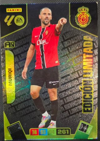 Carta Muriqi Panini Adrenalyn XL Edición Limitada