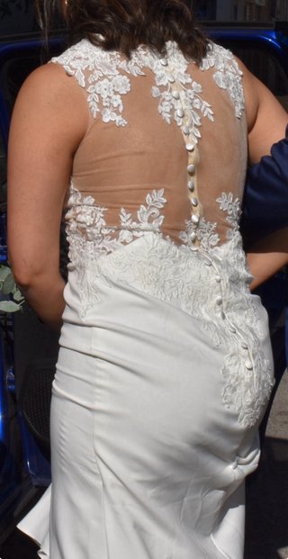 Vestido de Novia con Encaje estilo sirena