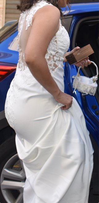 Vestido de Novia con Encaje estilo sirena