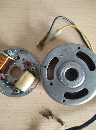 Volante magnético electrónico para derbi variant