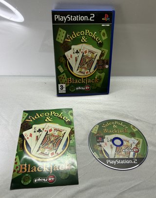 Video Poker & Blackjack PS2 PAL