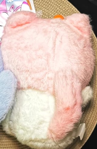 Peluche Kawaii Niña Rosa
