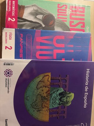 Pack libros 2º Bachillerato