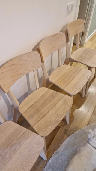 4 Sillas Lisabo Ikea Madera