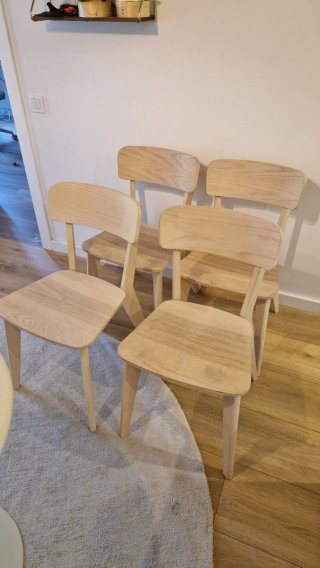 4 Sillas Lisabo Ikea Madera