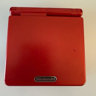 Game Boy Advance SP Rosso + Cavo Ricarica