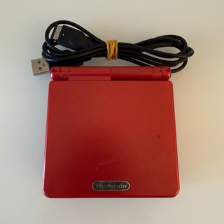Game Boy Advance SP Rosso + Cavo Ricarica