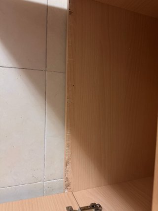 Armario auxiliar madera con baldas