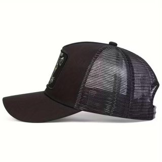 Gorra Negra  con Diseño Panther