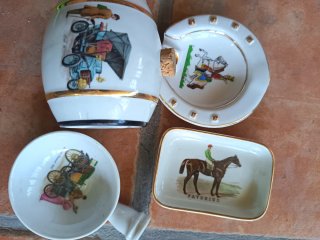 Juego de 4 piezas de porcelana