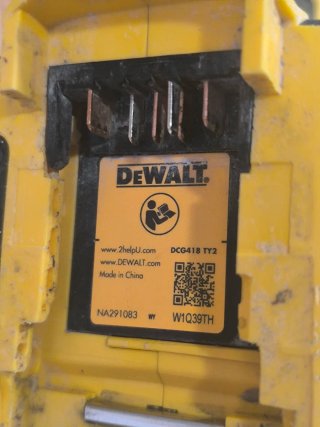 Radial DeWALT DCG418 54V batería 54V 12ah