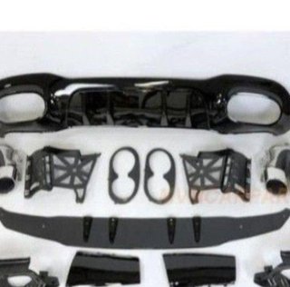 Difusor Trasero Mercedes V177 AMG Look A45 4 Puert