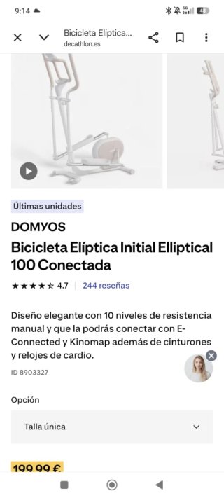 Elíptica blanca