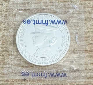 Moneda Plata Princesa Leonor 2026