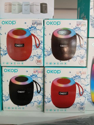 Altavoz Bluetooth Okop Rojo disponibl en dos color