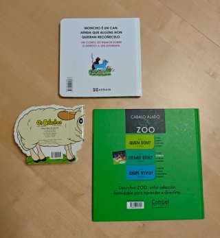 Pack de 3 contos en Galego