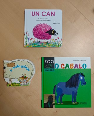 Pack de 3 contos en Galego