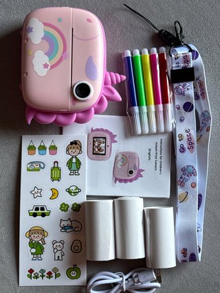 Cámara Instantánea HiMont DIY Unicornio Niños