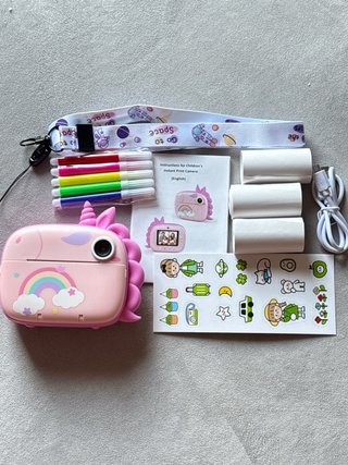 Cámara Instantánea HiMont DIY Unicornio Niños