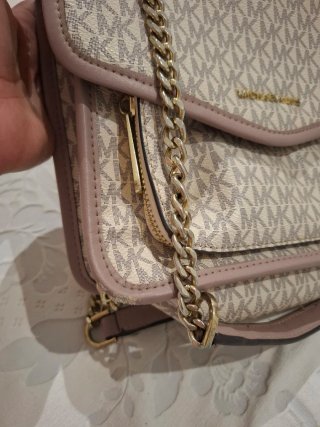 Bolso Michael Kors Beige y Rosa