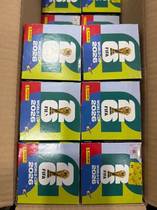 Caja cromo Panini Mundial FIFA 2026