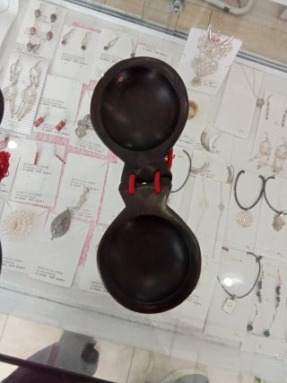 Juego de castañuelas de madera