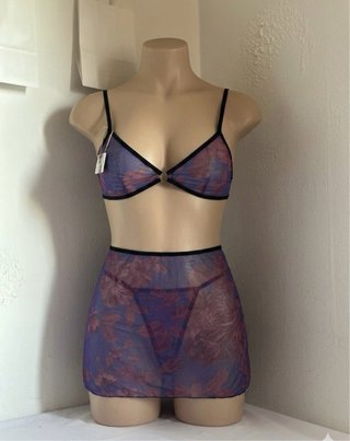 Baby doll viola, top, gonna e slip