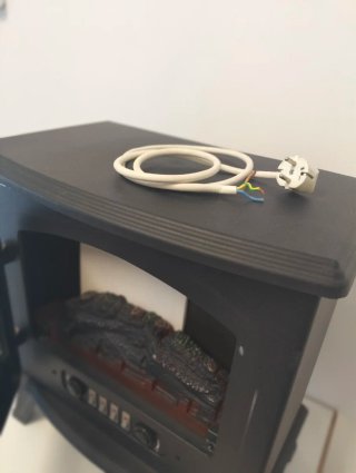 Chimenea eléctrica ECO-DE Negra