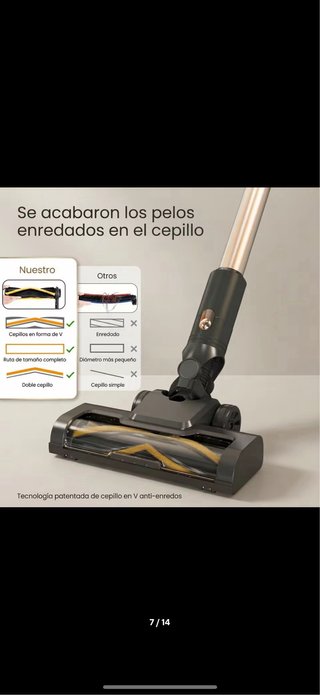 Aspiradora Inalámbrica 35KPA