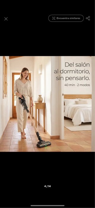 Aspiradora Inalámbrica 35KPA