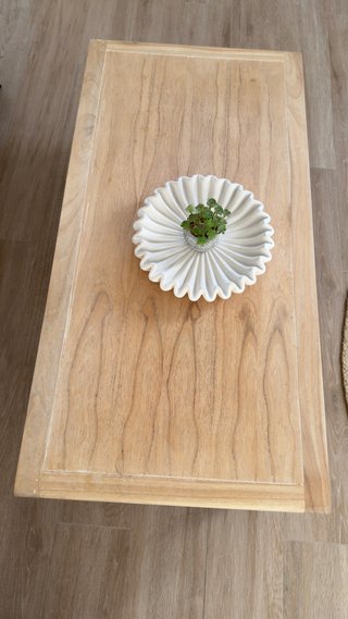 Mesa de centro Sklum madera maciza