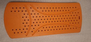Protector Espalda Chaqueta Moto Naranja
