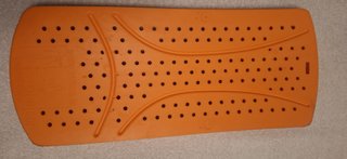 Protector Espalda Chaqueta Moto Naranja