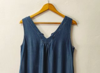 Vestido vaquero azul mujer Talla 46