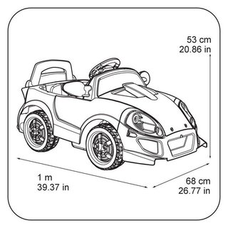 Coche Eléctrico Infantil Feber Mickey Hot Rod 6V