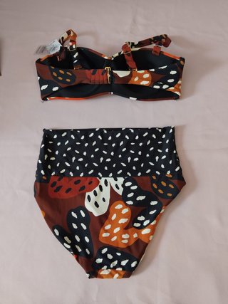Bikini Gisela talle alto estampado abstracto t.S