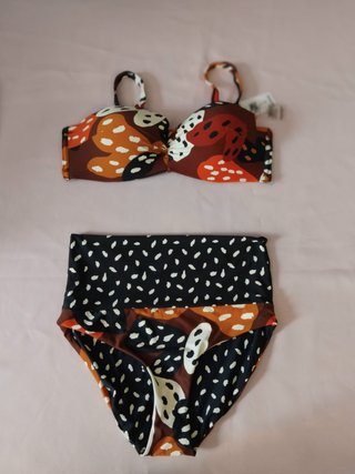 Bikini Gisela talle alto estampado abstracto t.S