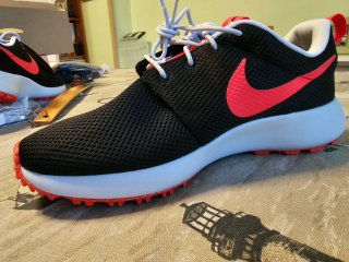 Zapatos Nike Golf Negro/Rojo Talla 45